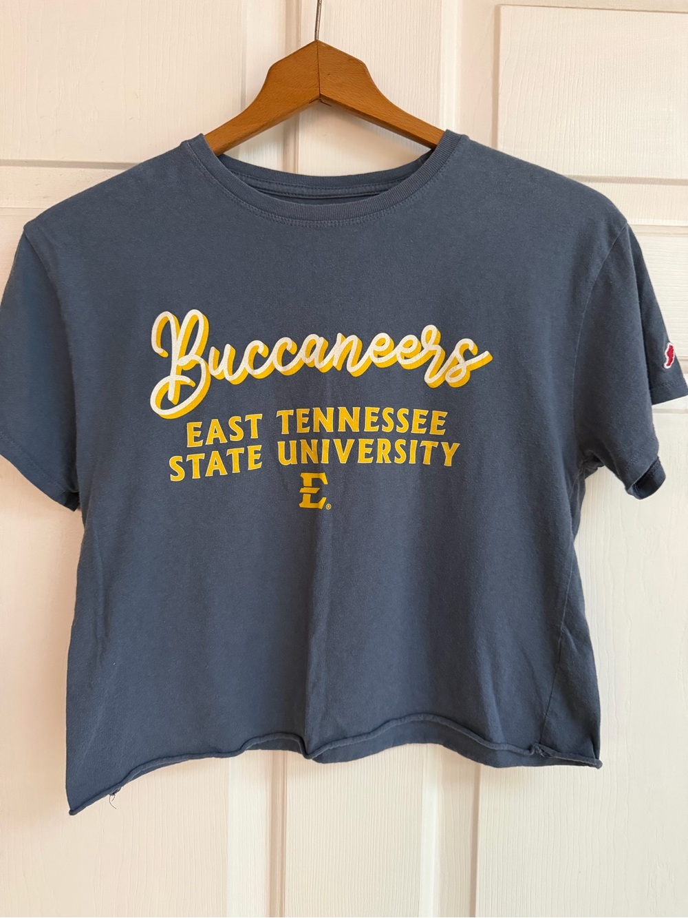 League Navy Blue Buccaneers East Tennessee State University Short Sleeve Tee